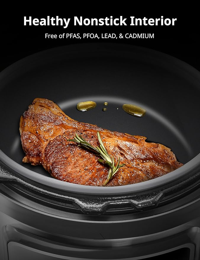 Open Box Deal – COMFEE’ 8-Quart Multi-Functional Pressure Cooker with 16 Cooking Presets and Healthy Ceramic Inner Pot (Like New Condition)