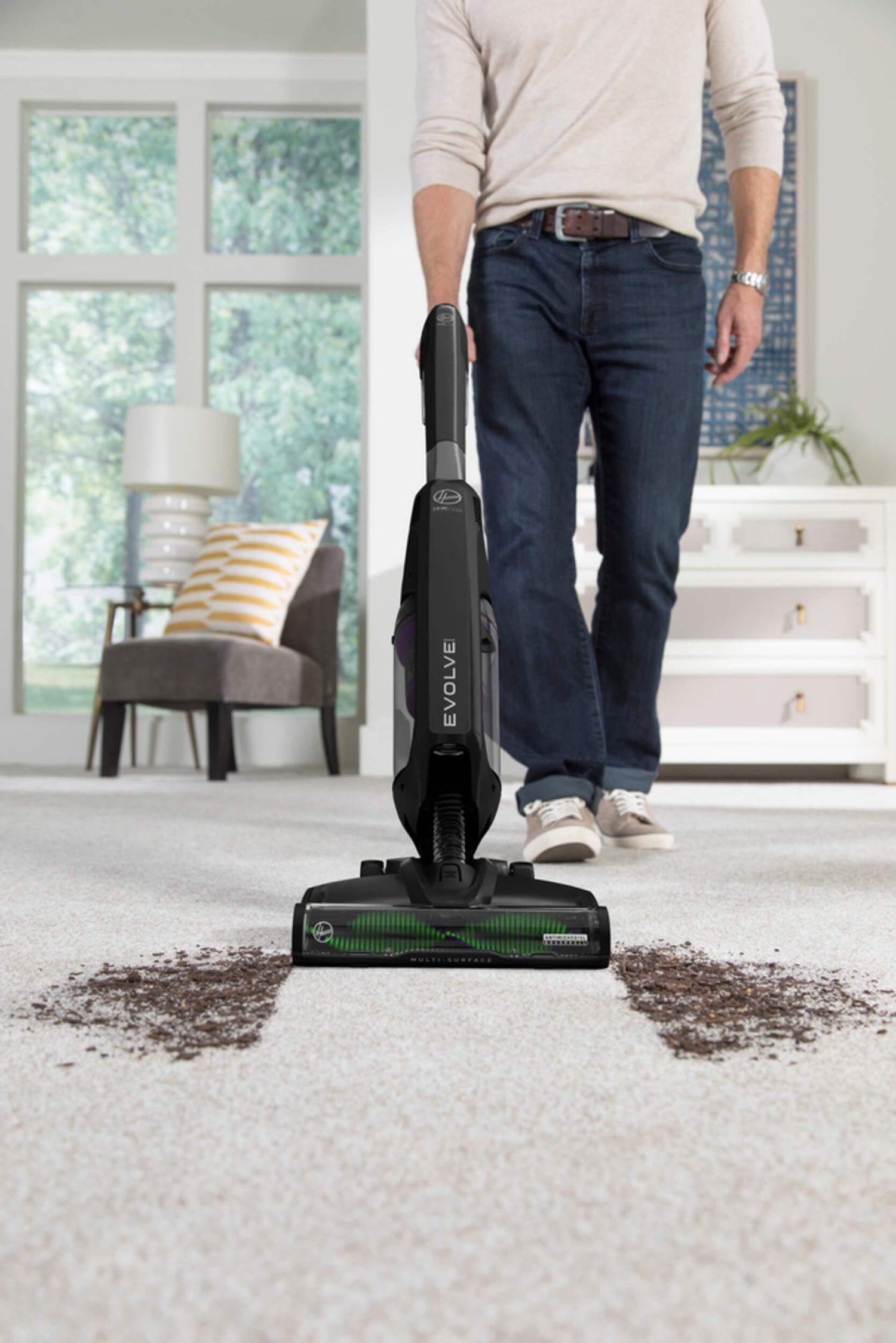 Open Box Deal – Hoover ONEPWR™ Evolve Pet Max Upright Vacuum with Built-in Dust Chaser™ Hand Vacuum (Like New Condition)