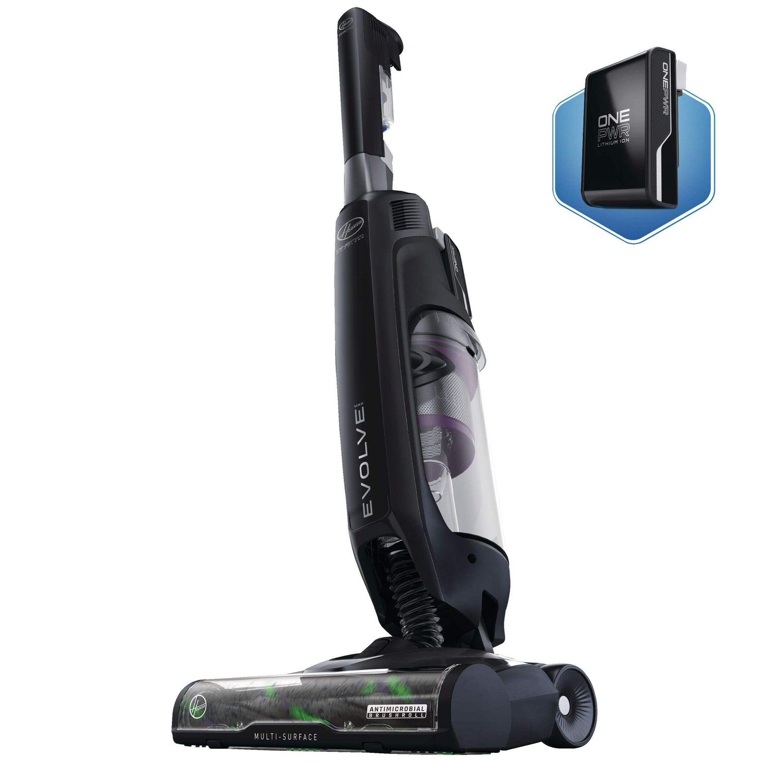 Open Box Deal – Hoover ONEPWR™ Evolve Pet Max Upright Vacuum with Built-in Dust Chaser™ Hand Vacuum (Like New Condition)